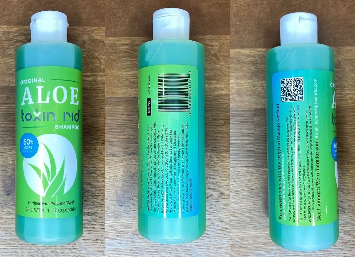 old style aloe toxin rid shampoo