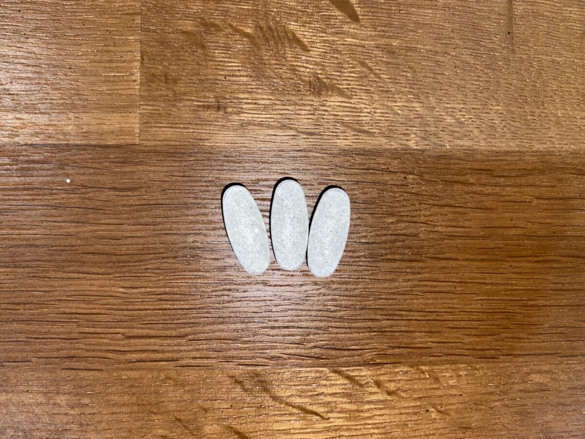 toxin rid pre rid tablets on the table