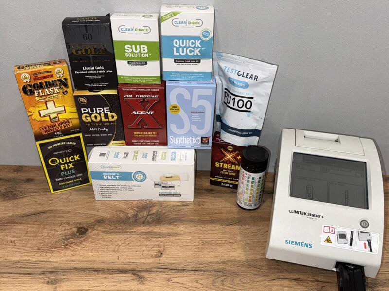 best synthetic urine on table